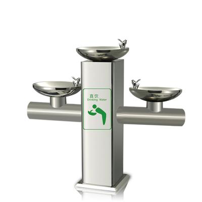 China Outdoor Hotel Park Public Stainless Steel Drinking Station With Faucet for sale