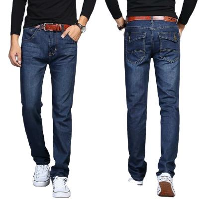 China QUICK DRY slim business straight pant jeans men plus size mens jeans mens jeans for sale