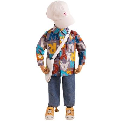 China Smart Casual Boy's Fall Suit, Pants and Shirt Boy's Clothing Baby Clothes Sets Baby Clothes for sale