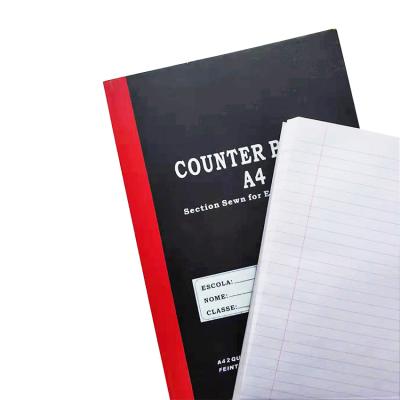 China High Quality China Supplier 2 Paper A4 Hand Book 192 Pages Back Cover Notebook for sale