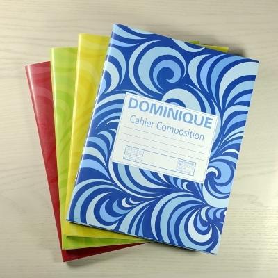 China Good Printed Design A4 Glue Binding Line Exercise Book For School Students for sale