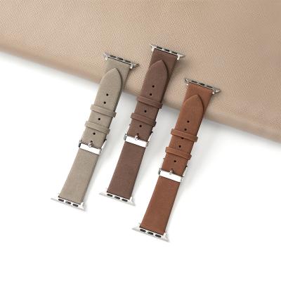 China Stylish Custom Comfortable Watch Case PU/Leather Material Watch Bands For Iwatch Series 5 Watch Bands For Iwatch 6/5 for sale