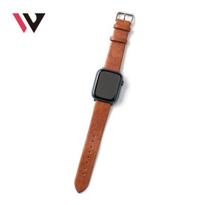 China Stylish Custom Popular Hot Selling Iwatch Belt Series 3 White Strap Leather/PU Iwatch Case Watch Strap 20mm/22mm for sale