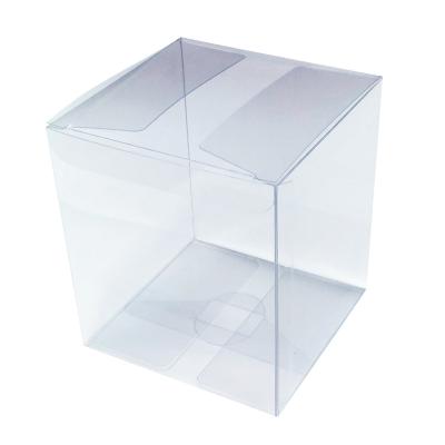 China Recycled Materials Custom Square Mini MOQ Clear Plastic Blank Frosted PET Packaging Box Transparent PVC PP Plastic Box for sale