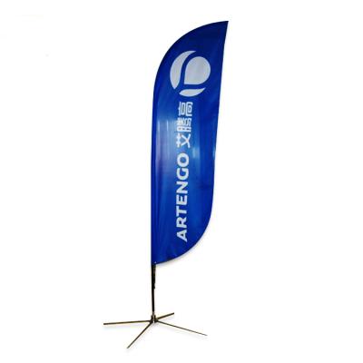 China Customizable Teardrop Banner Agriculture Pole Feather Flags Banners Decorative Beach Flag for sale