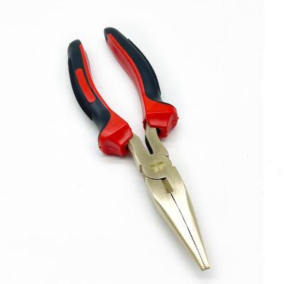 China Plastic Molded Safety Tools Non-Sparking Pliers Snap Ring-Internal for Install and Remove Snap Rings for sale