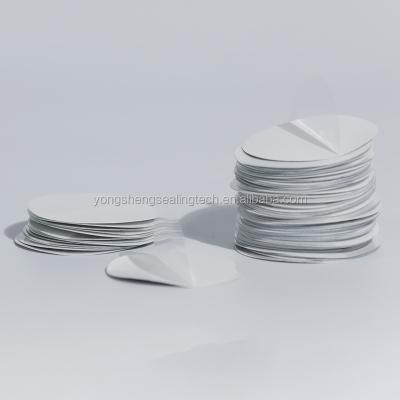 China Cap Insert Food Grade Induction Lift And Skin Aluminum Foil Seal Liner Cap For Plastic Bottle And Glass Bottles for sale