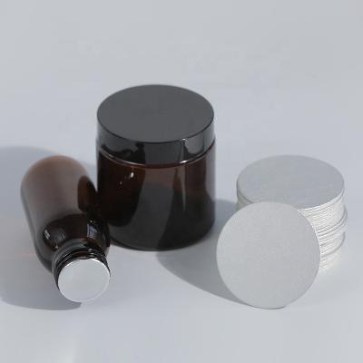 China Cap Insert Induction Aluminum Foil Backed Seal Liner With Logo Printing For Honey Glass Jar for sale