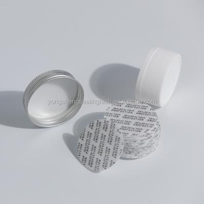 China Size Accuracy Printed Pressure Sensitive Seal Liner For Plastic Glass Bottle for sale