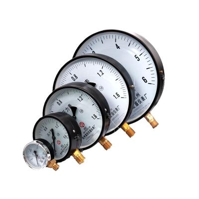 China Iron Case Copper Connector Copper Movement Pressure Gauge, Water Pressure Gauge, Full Air Pressure Gauge Series for sale