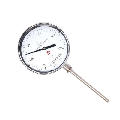 China Radil Direction Type Industrial Bimetal Thermometer Series Bimetal Thermometer Case Temperature Iron-clad Bimetallic Indicator WSS-511 for sale