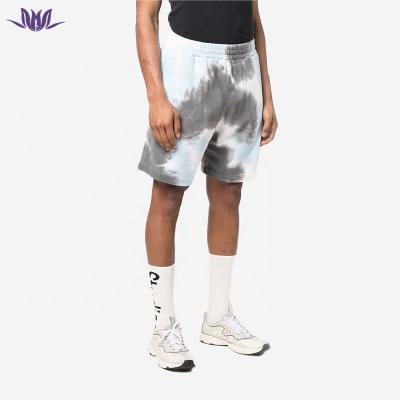 China Hot Sale Gym Anti Wrinkle Workout Anti Wrinkle Quick Dry Breathable Tie Dye Shorts Sweatpants For Men for sale