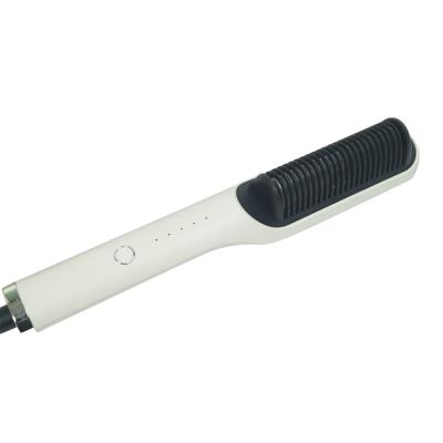 China Hotel Hair Straightener Device Anti-scald Hot Comb Hair Brush Straightener for sale