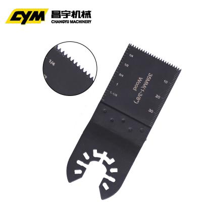 China Quick Cut Oscillate Multi Tool 35mm Cuter Universal Saw Blade For Cutting Wood Plastic for sale