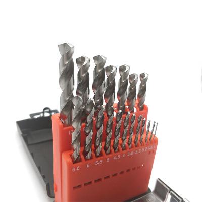 China Worker Length Steel Tin Coated HSS 4241 Twist Cobalt Drill Bit For Steel Metal for sale