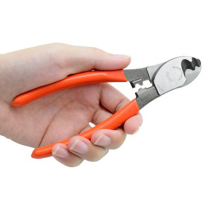 China Cutting Cr-v Hot Selling Steel Cable Cutting Scissors Pliers Electric Wire Steel Scissors Cable Cutters for sale