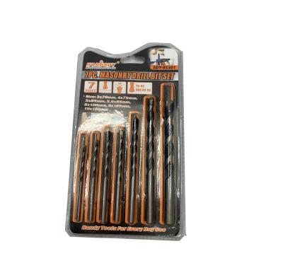 China Durable 7pcs hss steel titanium coated soldering iron head high speed nail head drill bits set for sale