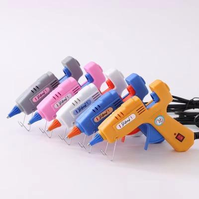 China 20w Hot Melt Glue Gun Beauty Hot-melt Glue Gun Stick Steel Handmade Glue Gun for sale