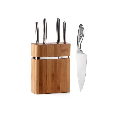 China Sustainable good quality 6pcs stainless steel kitchen knife set for sale