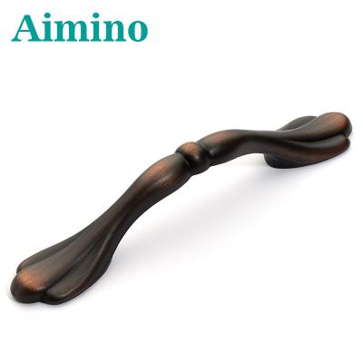 China AIMINO Dynasty Traditional Hardware Bow Tie Cabinet Hardware Oil Rubbed Bronze Pull Handle for sale