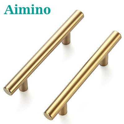 China AIMINO Hardware Furniture Cabinet Wine Cabinet Modern Bedroom Bathroom Kitchen Handle for sale