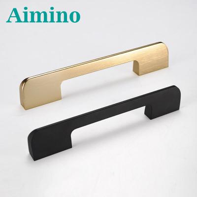 China AIMINO Modern Aluminum Furniture Handle Door Handle Accessories Aluminum Alloy Bedroom Furniture Handle for sale