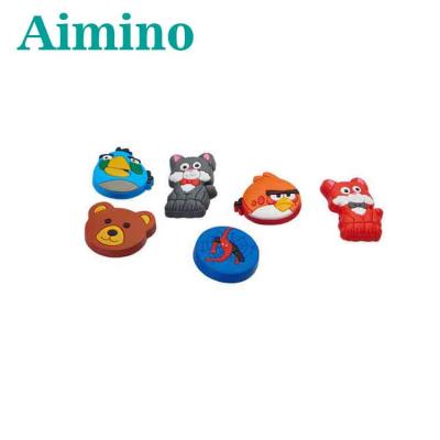 China Cartoon ABS AIMINO Elastomeric Furniture Drawer Knob Beautiful Design Modern Plastic Safe Rubber Cabinet For Kids for sale