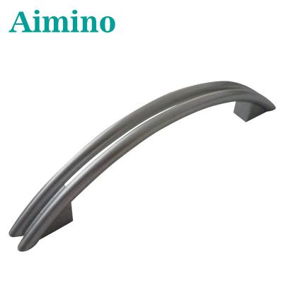 China AIMINO Modern ABS Plastic Furniture Door Drawer Pull Five Star Furniture Handle Black Handle for sale