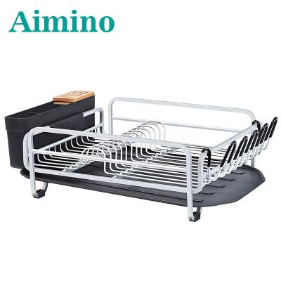 China Wholesale High Quality Modern Kitchen Dish Drying Rack Wooden Dish Dryer Rack Dish Rack Kitchen Instrument and Accessories for sale