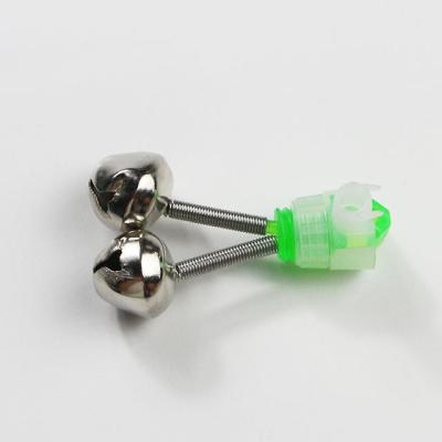 China Outdoor Green Spring Clip Double Rod Alarm Silver Bells Fishing Operations Competitive Price Fishing for sale