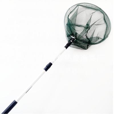 China China Supplier High Strength High Quality Circle Telescopic Fishing Nets Long Handle Dip Net Fly Fish Landing Net for sale