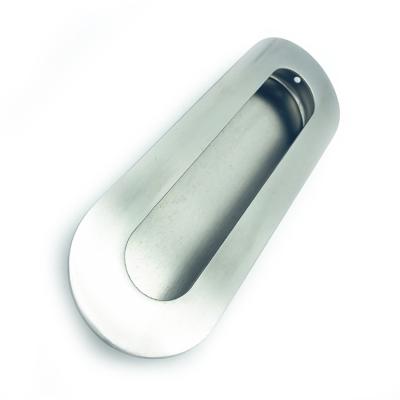 China Factory Stain OEM Stainless Steel Furniture Door Handle Recessed Pull Hidden Pull Handle for sale