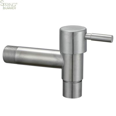 China Small bibcock faucets OEM 304 stainless steel water control faucet faucet modern bib cock faucet for sale