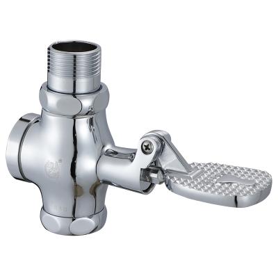 China Modern Widely Used Operated Pedal Foot Pressing Step Flushing Drain Valve for sale