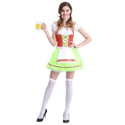 China German Beer Festival Girls Polyester Bavaria Performance Clothes Waitress Costume Halloween Bar Set for sale