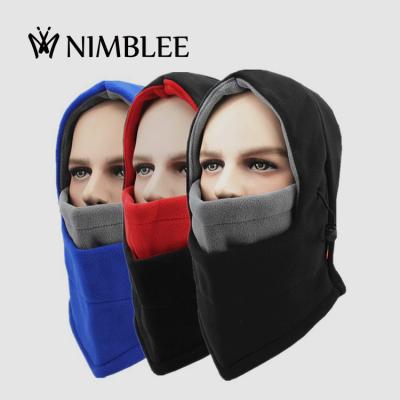 China Winter two color outdoor multi-functional mask CS windproof warm ski mask balaclava hoodie hat for sale