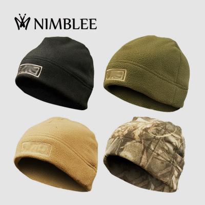 China Fashion Outdoor Cheap Winter Military Cycling Knitted skull camo cap beanie custom for sale