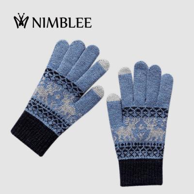 China 2022 fashion cotton cashmere running mens custom wool touchntuff gloves & mittens manufacturers winter logo cotton gloves for sale