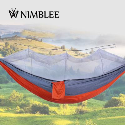 China Portable Outdoor Custom Nylon Double Camping Hammock camping hammock tent for sale