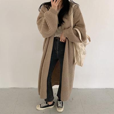 China Anti-wrinkle ZACAVIA new ladies leisure wholesale well striped sweater cardigan long sweater coat women hot for sale