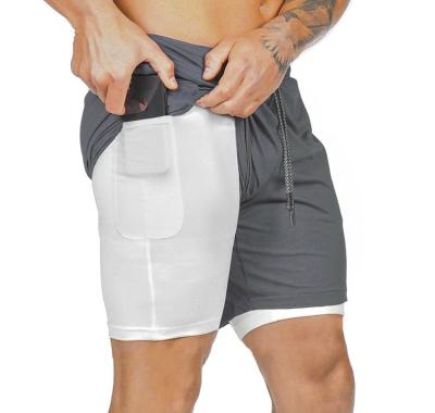 China New Arrival QUICK DRY Summer Fitness Men Shorts High Elastic Workout Shorts With Pocket for sale