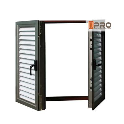 China Fashionable Aluminum Shutter Window Ventilation Aluminum Extrusion Fixed Louver Window for sale