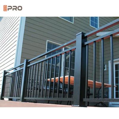 China Powder Coated Aluminum Balustrade Fencing Decorative Black Garden Pool Slat Panels Fence for sale