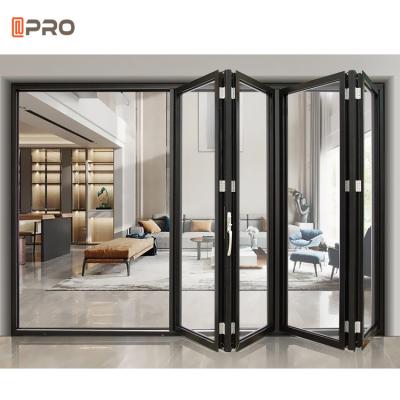 China Premium Aluminum Bi-folding Doors Energy-efficient  Secure And Stylish For Modern Homes for sale