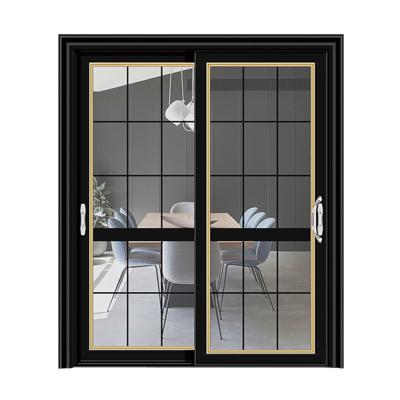 China Black And White Sliding Windows With Double Seals For Extra Protection for sale