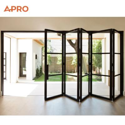 China Modern Key Lock Glass Doors With Aluminium Sliding With Weatherproof Seal for sale