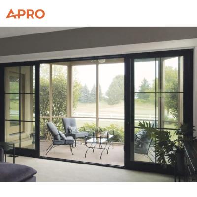 China Exterior Folding Doors With Seamless Aluminum Alloy Frames And Watertight Tracks for sale