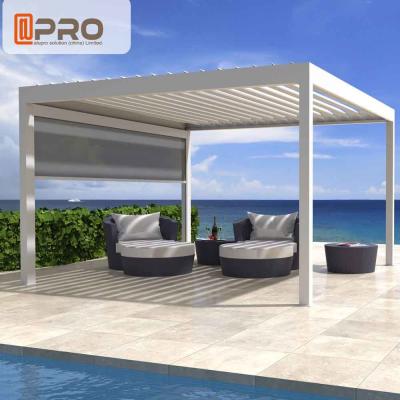 China Waterproof Aluminum Patio Pergola , Square Adjustable Stand Alone Pergola for sale