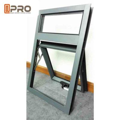 China Solar Powered Awning Aluminum Windows , Double Glazed Vertical Awning Windows aluminium double hung window double hung for sale