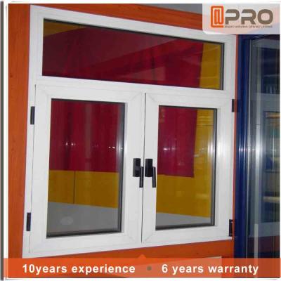 China Horizontal Aluminium Frame Casement Window , Double Panel French Casement Windows aluminum casement window price for sale